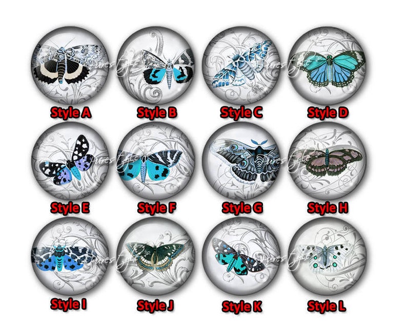 Butterfly Glass Cabochon,Handmade Photo Glass Cabochon,Round cabochons,Cabs Cabochons,Image Glass Cabochon,glass cabochons,Dome cabochon