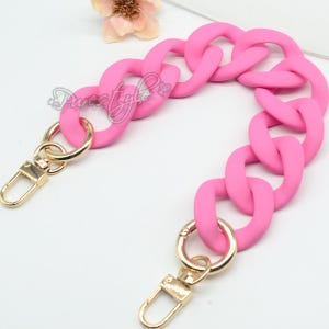 A piece of Acrylic Chain Bag chain Acrylic chain Purse Chain bag handle bag strap Plastic Handles, Handcraft Material for Handbag Making, Y4