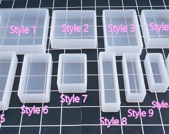 Rectangle Silicon Mold,DIY Resin Mold,Decoration silicone mold,Epoxy Silicon Molds,Silicone Mold,Resin Art Mold,Crystal Epoxy Mould GJ169