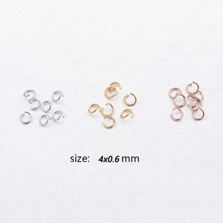 Anelli Di Salto Aperti In Acciaio Inox 304 Per Bigiotteria, 100 Pezzi (8mm X 1mm) – Ipoallergenici E Resistenti, Colore Argento