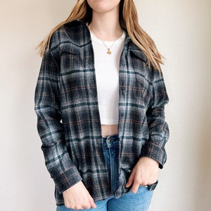 Pendleton Wool Plaid Button Up Shirt image 1