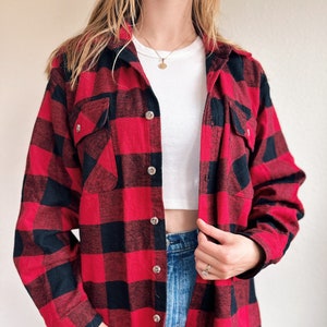 Vintage Buffalo Checkered Plaid Button Up image 1