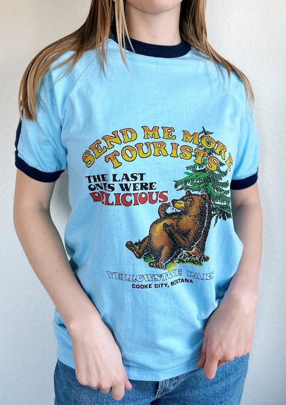 Vintage Yellowstone National Park Bear T Shirt / 9