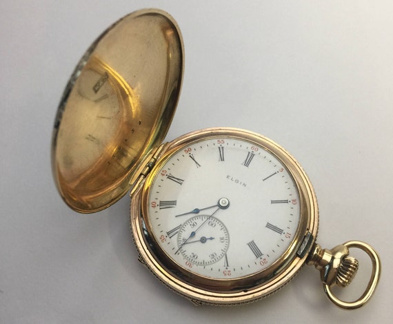 Elgin pocket watch 1800's sale