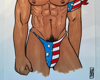 sexy man pecs Stryker rasp stripper