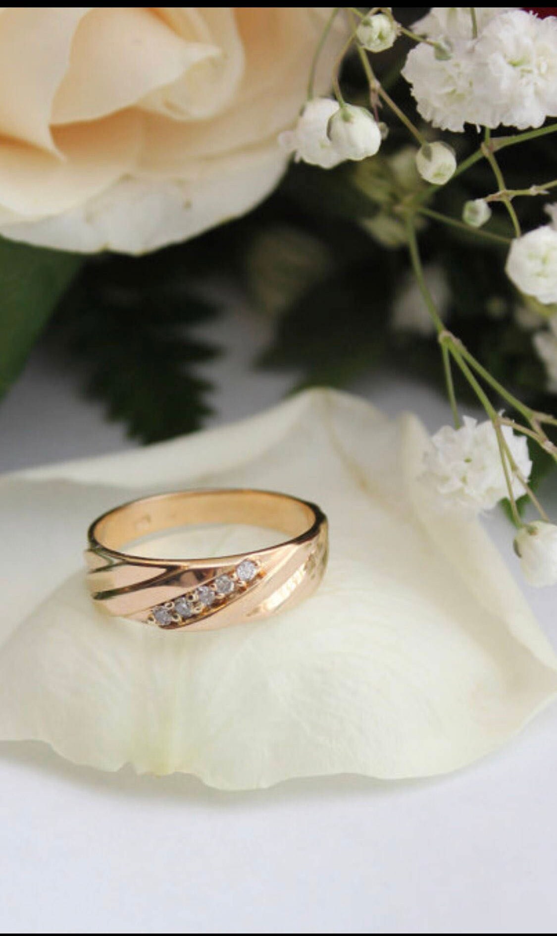 sold Diamond Love Diamond Ring, 14K Cursive Diamond Love Ring