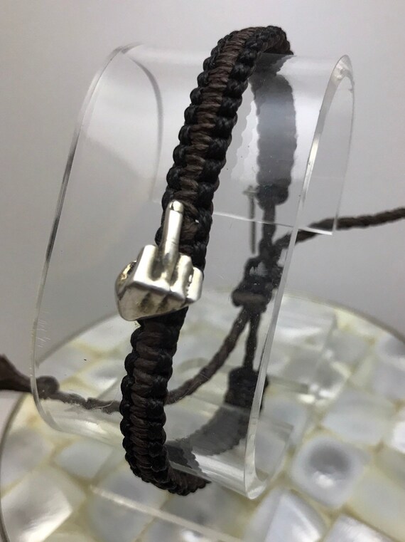 Middle finger best sale bracelet