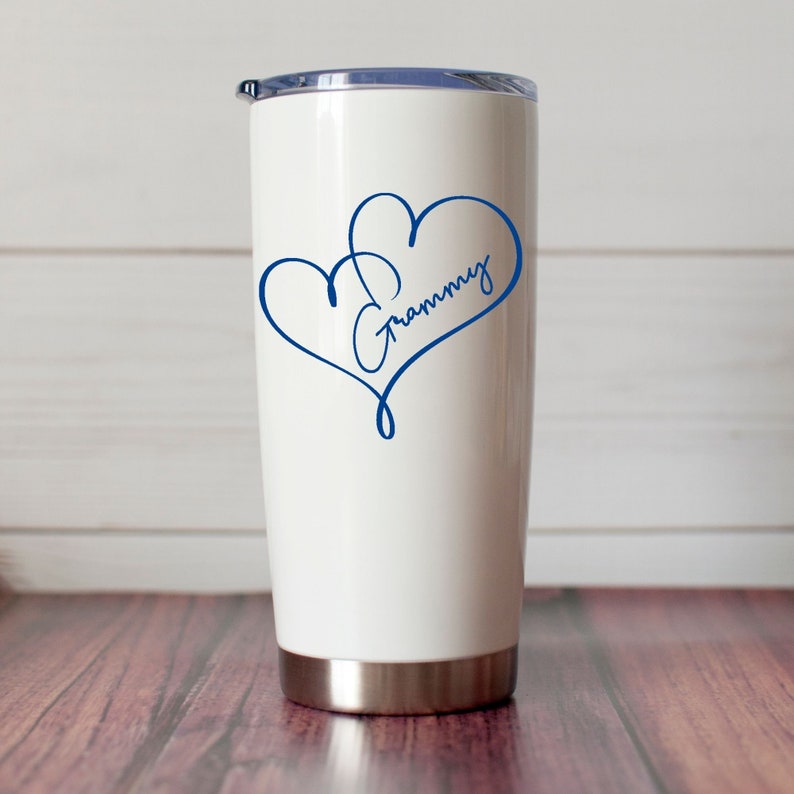Nana with heart vinyl decal Car Decal Cup Decal Grandmother gift Grammy Gigi Mother's Day image 3