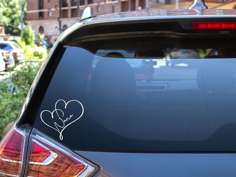 Nana with heart vinyl decal Car Decal Cup Decal Grandmother gift Grammy Gigi Mother's Day image 7