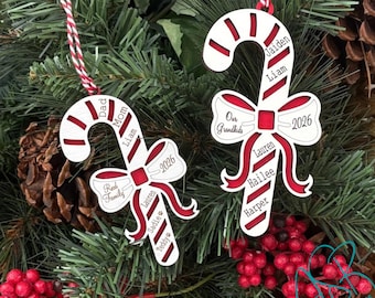 Personalized Family Christmas Ornament | Christmas Ornament 2026 | Grandparent Ornament | Keepsake Ornament | Personalized Gift