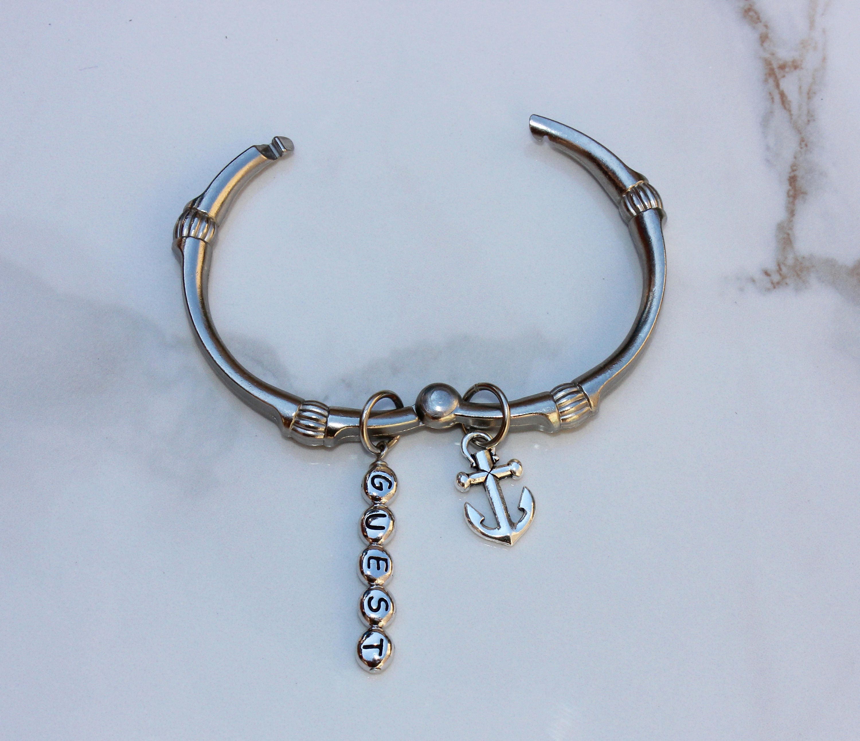 Anchor Towel Identifier, Anchor Towel Organizer, Nautical Bathroom