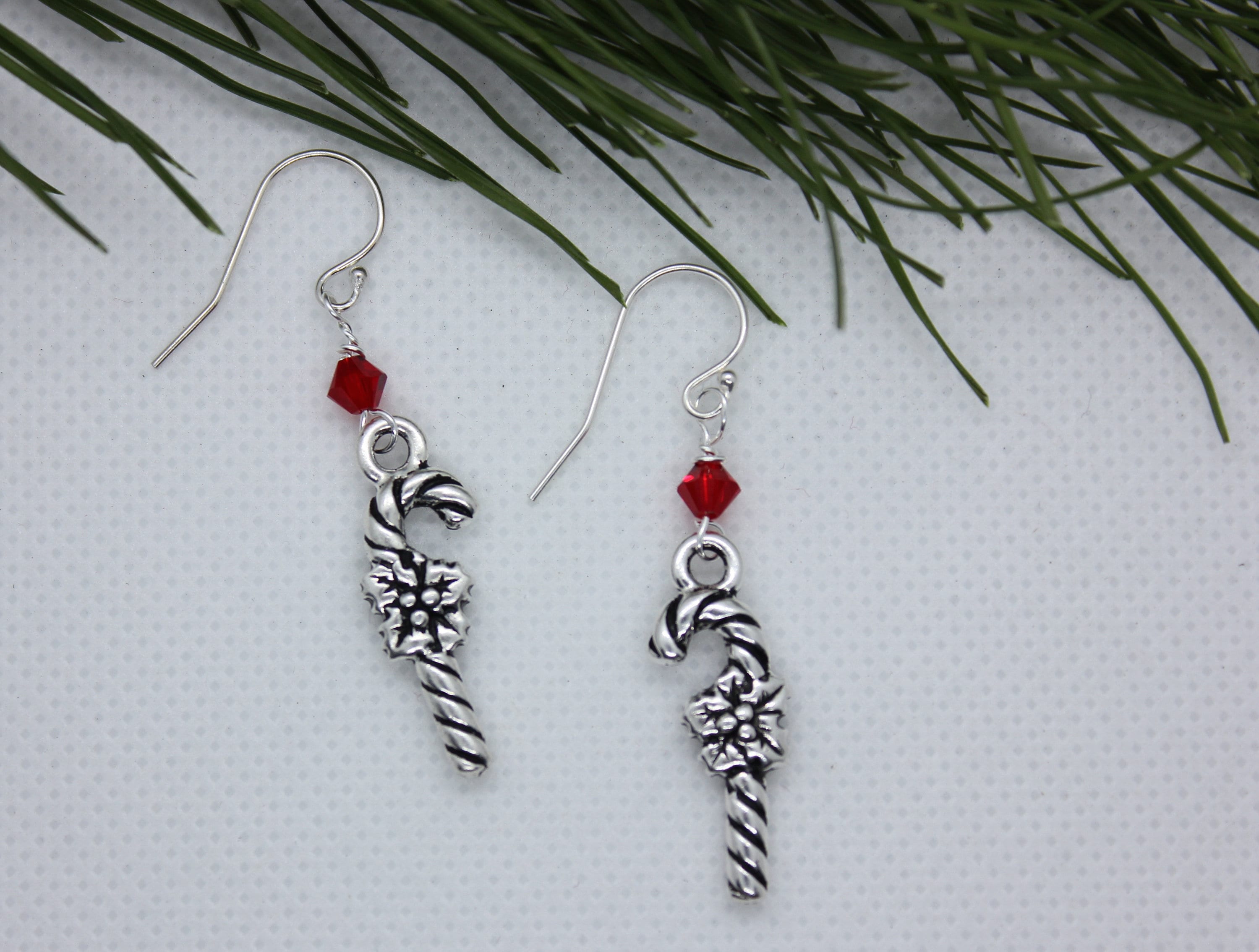 Christmas Earrings, Candy Cane Earrings, Christmas Jewelry, Candy Cane