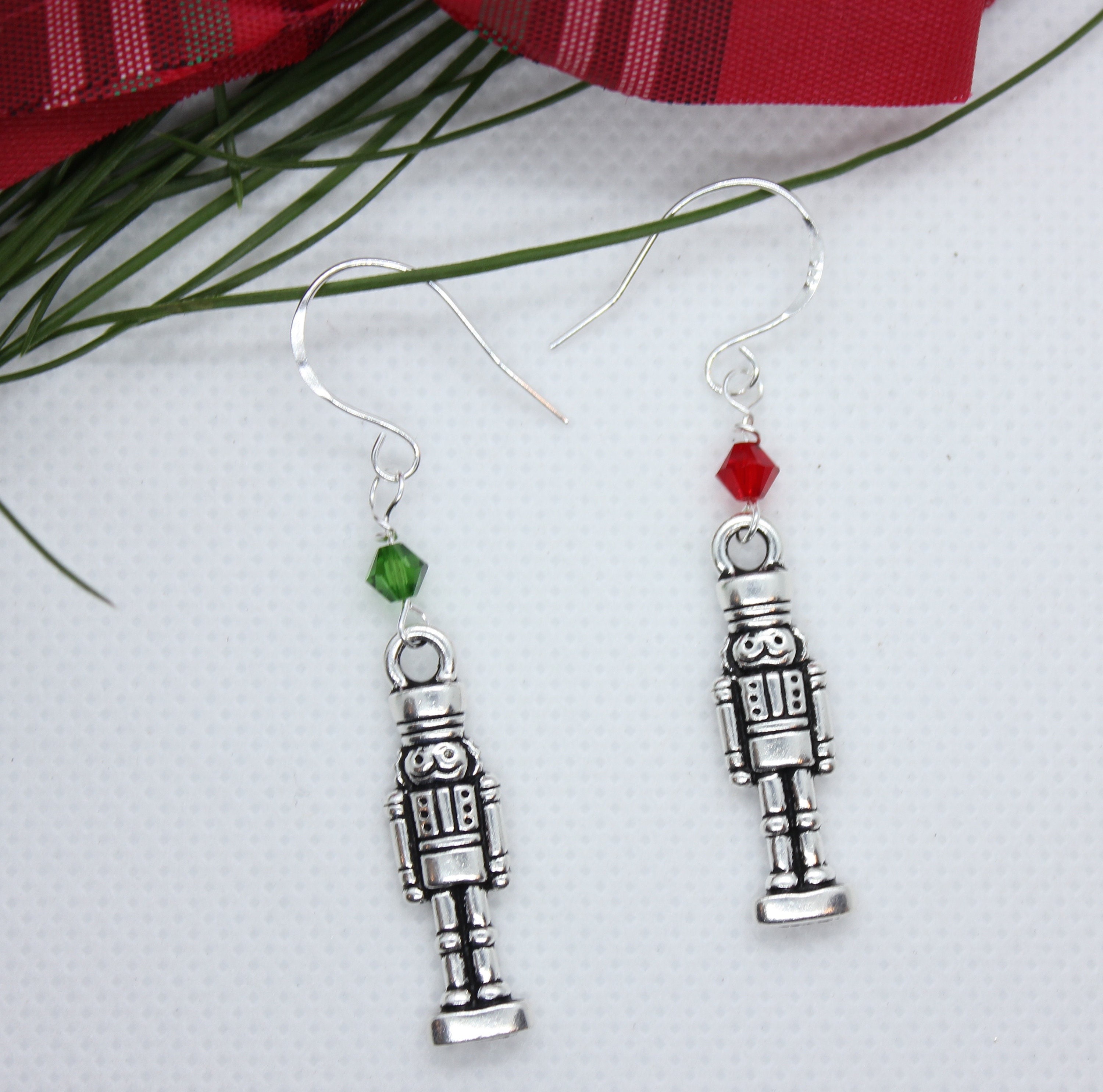 Christmas Earrings, Nutcracker Jewelry, Christmas Jewelry,Nutcracker Earrings, Christmas Charm