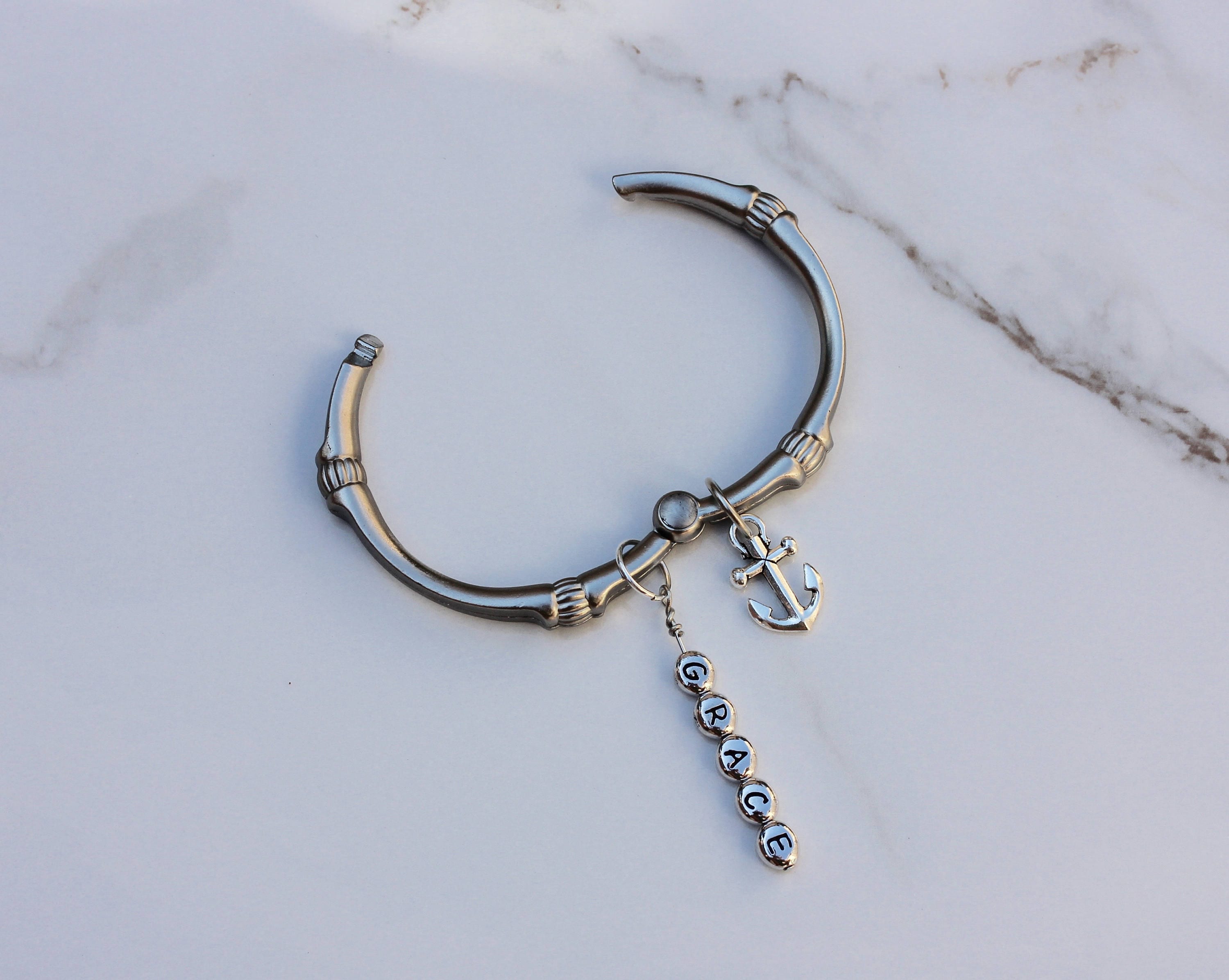 Anchor Towel Identifier, Anchor Towel Organizer, Nautical Bathroom