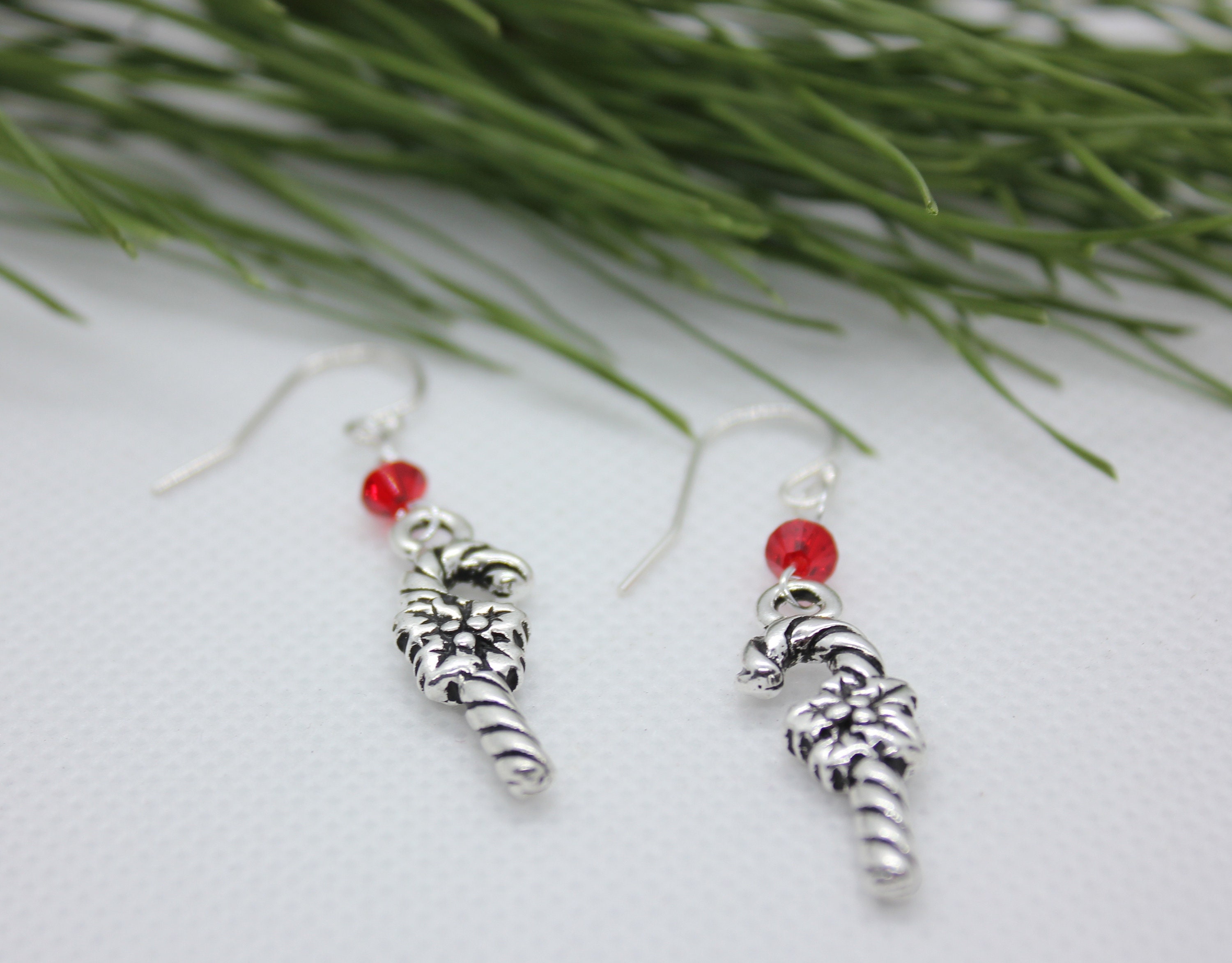 Christmas Earrings, Candy Cane Earrings, Christmas Jewelry, Candy Cane