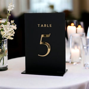 Wedding Table Numbers,Table Signs,Acrylic Table Numbers, Wedding Table Decor, Table Numbers with Stands, Table Numbers, Wedding Decor.