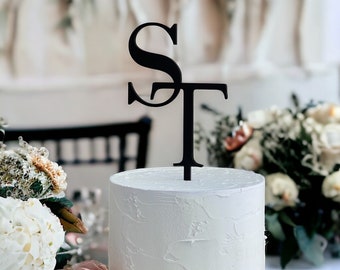 Acrylic Initials Cake Topper, Wedding Cake Topper, Acrylic Cake Topper, Birthday Cake Topper, Wedding Cake Topper Bride and Groom.