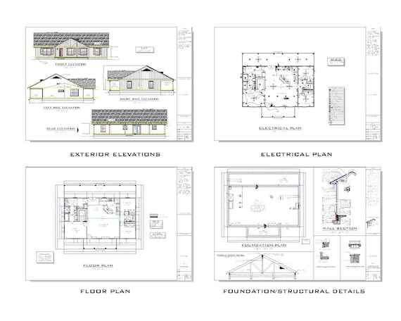 Cedar Home Plan, 1792 Square Feet - Etsy
