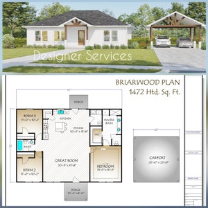 Briarwood House Plan, 1472 Square Feet