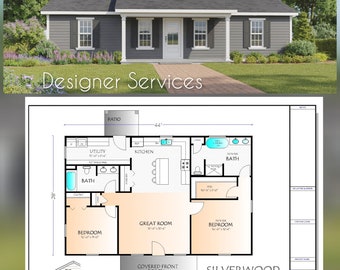 Silverwood Way Plan, 1232 Square Feet