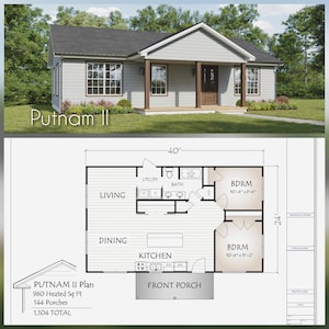 The Putnam II, 960 Square Feet