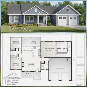 Boxwood Plan, 1580 Square Feet