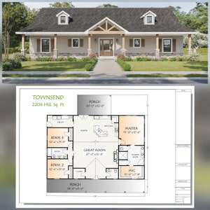 Townsend Plan,  2204 Heated Square Feet