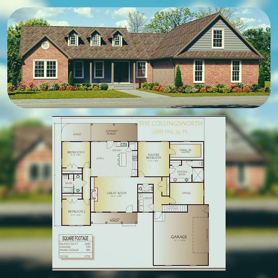 Collingsworth House Plan 2095 Square Feet Collingsworth House Plan 2095 Square, 2200 Square Feet 4 Bedroom House Plans