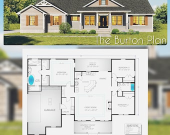 Burton Home Plan,  2038 Square Feet