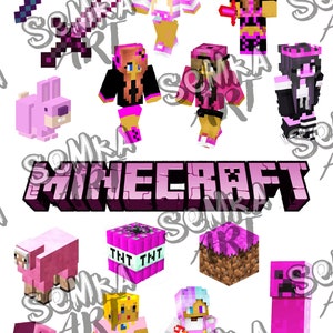 MINECRAFT - SET GIRL seconda opzione tono della pelle
