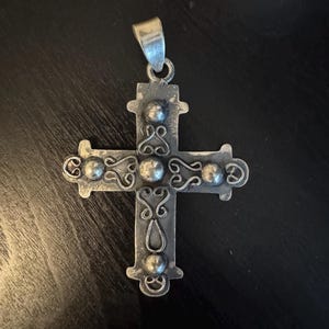 Mexican silver taxco cross necklace - Etsy 日本