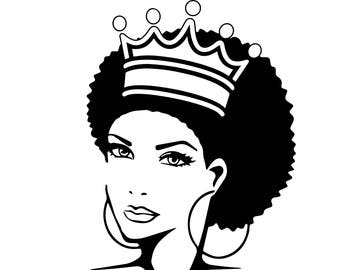 Free Free 80 Black Woman Crown Svg SVG PNG EPS DXF File