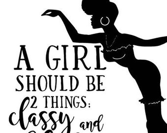 Afro Womansilhouette Life Quotes Queen Nubian Princess Fashion Etsy