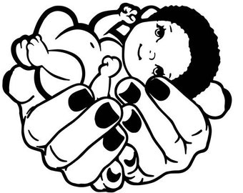 Free Free 101 Black Baby Princess Svg SVG PNG EPS DXF File