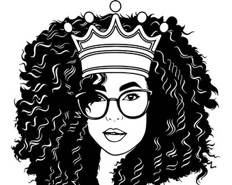 Download Black Queen Power Woman Nubian Princess Warrior Crown Afro ...