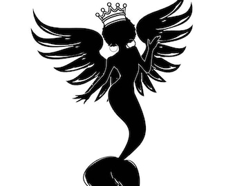 Download Afro mermaid | Etsy