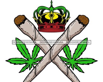 Download Free Pot Leaf Crown Etsy SVG Cut Files