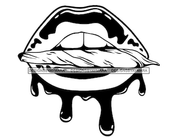 Download Lips smoking svg | Etsy