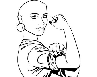 Download Strong woman svg | Etsy