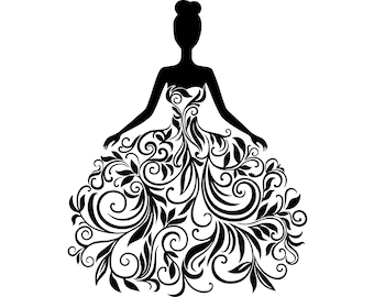 Free Free 332 Wedding Dress Free Svg File SVG PNG EPS DXF File