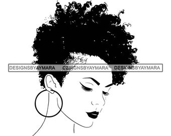 Free Free 228 Afro Hair Black Woman Svg Free SVG PNG EPS DXF File