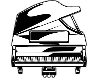 Piano svg | Etsy