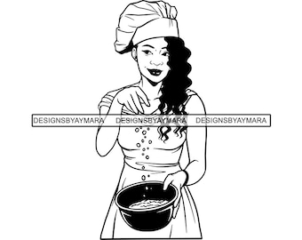 Download African Woman Cooking Svg Etsy