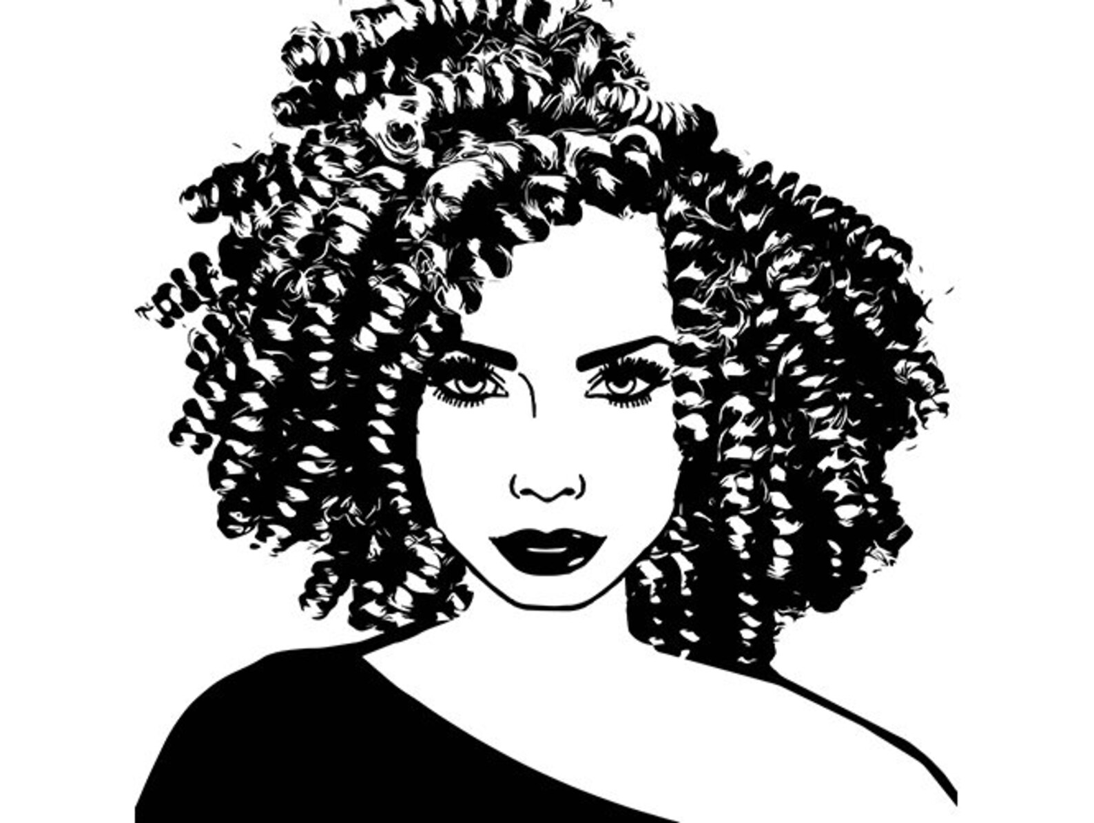 Афро кудри схема плетения