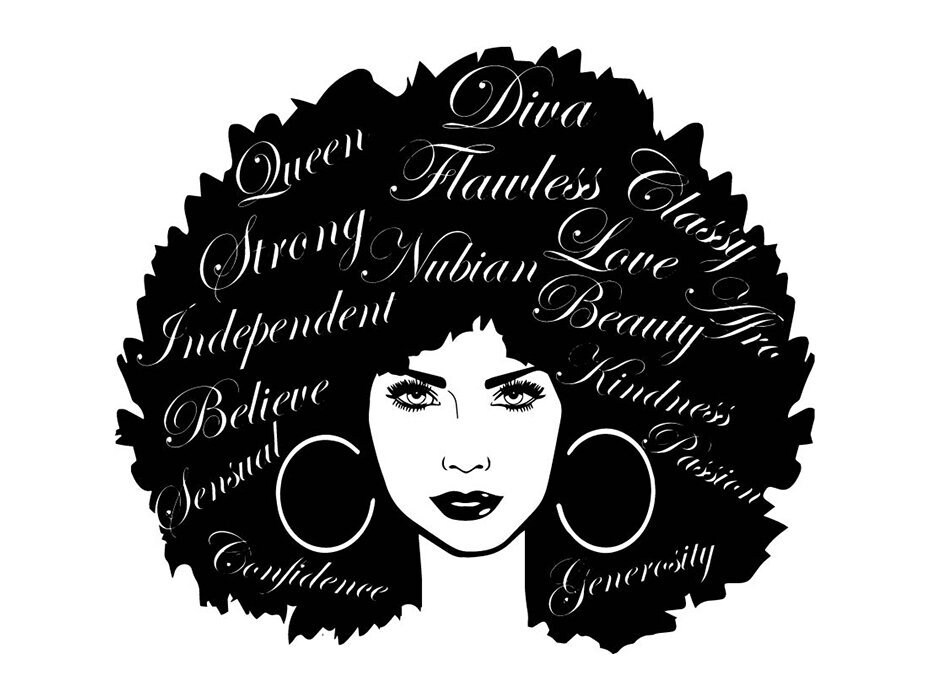 Download Black Women Nubian Princess Queen Afro Hair Beautiful ...