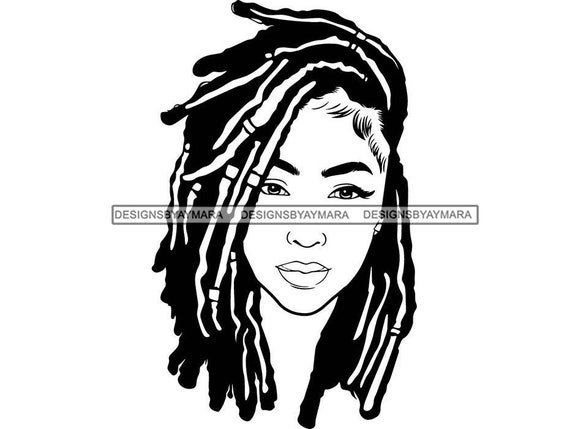 Download Afro Woman Dreads Hairstyle Nubian Diva Princess Queen African Etsy