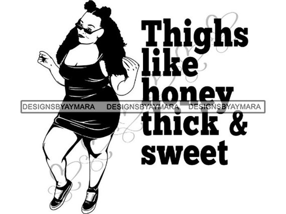 Download Thick Woman Svg Nubian Queen Diva Afro Hair Beautiful African Etsy