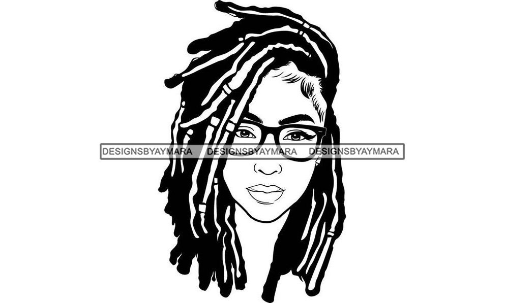 Download Afro Woman Dreads Hairstyle Nubian Diva Princess Queen African Etsy
