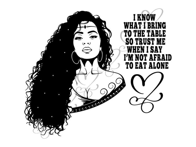 Download Afro Pretty Woman svg Nubian Queen Diva Afro Hair ...
