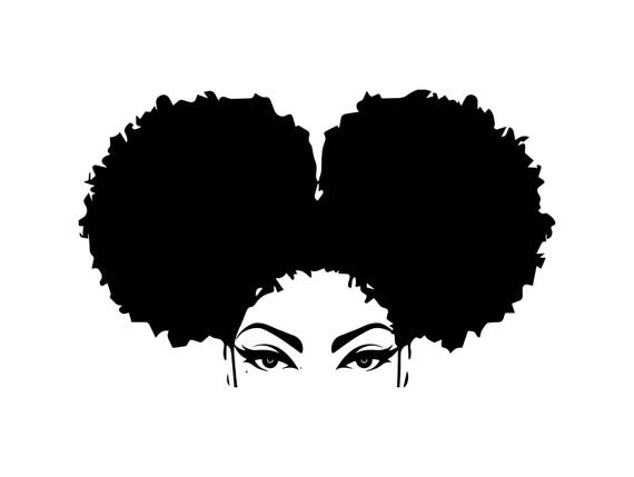 Afro Woman svg Princess Queen Afro Hair Beautiful African ...